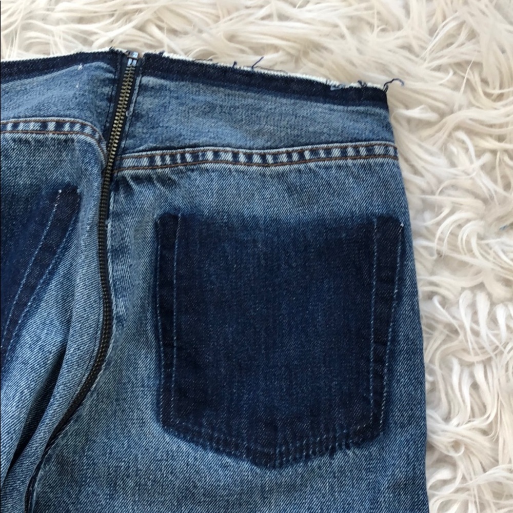 NEW • Reformation • Zip Crop Straight Leg Jeans - Picture 7 of 8